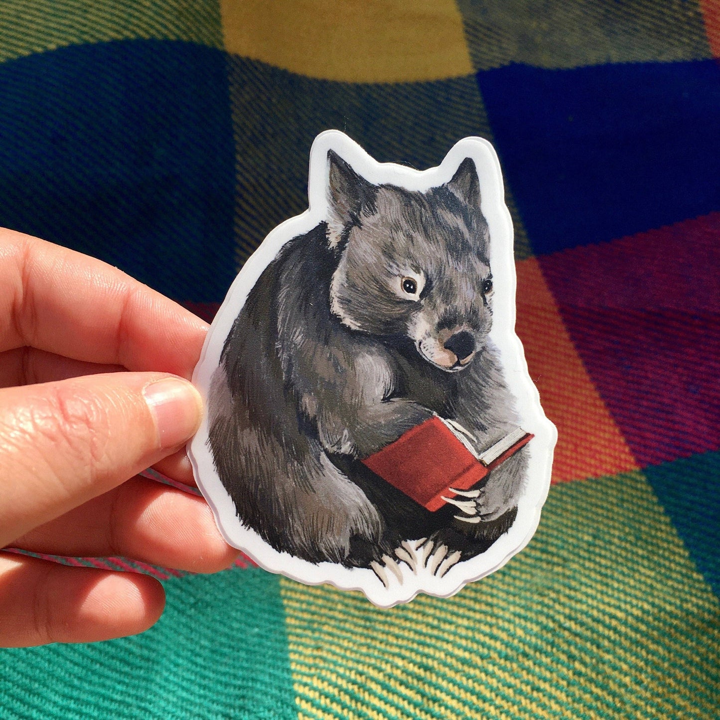 Sticker - Reading Wombat