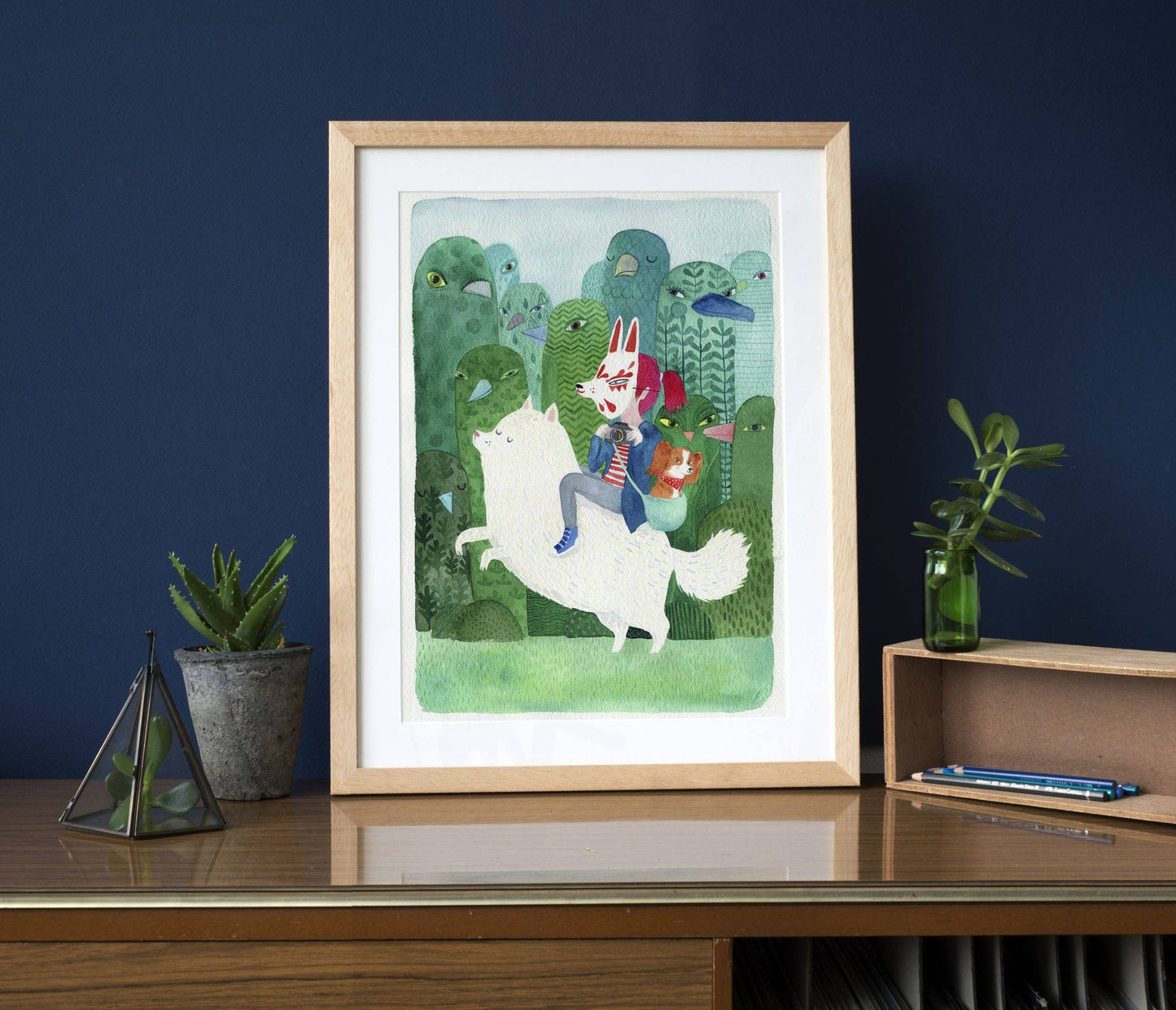 Green Hills Print: A3