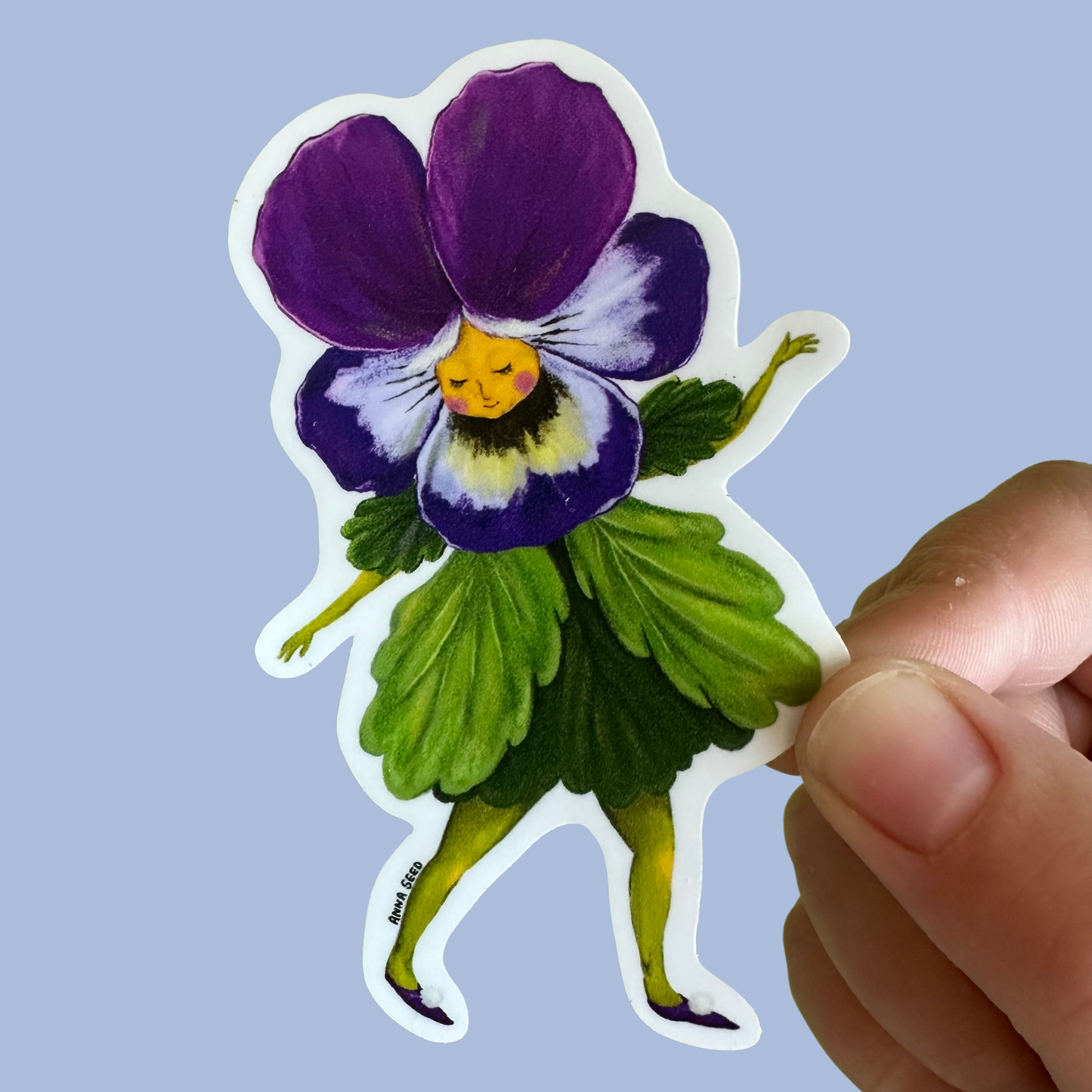 Sticker - Pansy Lady