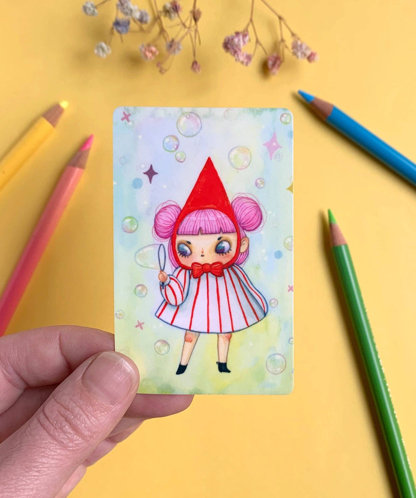 Soap Bubblegum - Travel Card Vinyl Sticker
