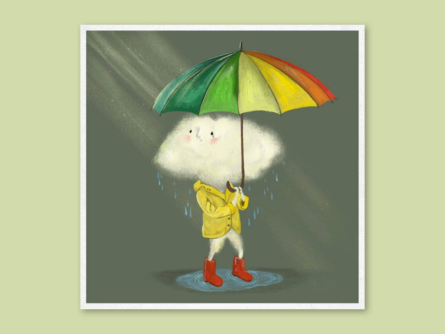 Art Print - Under the Weather: M - A4 (210mm square)