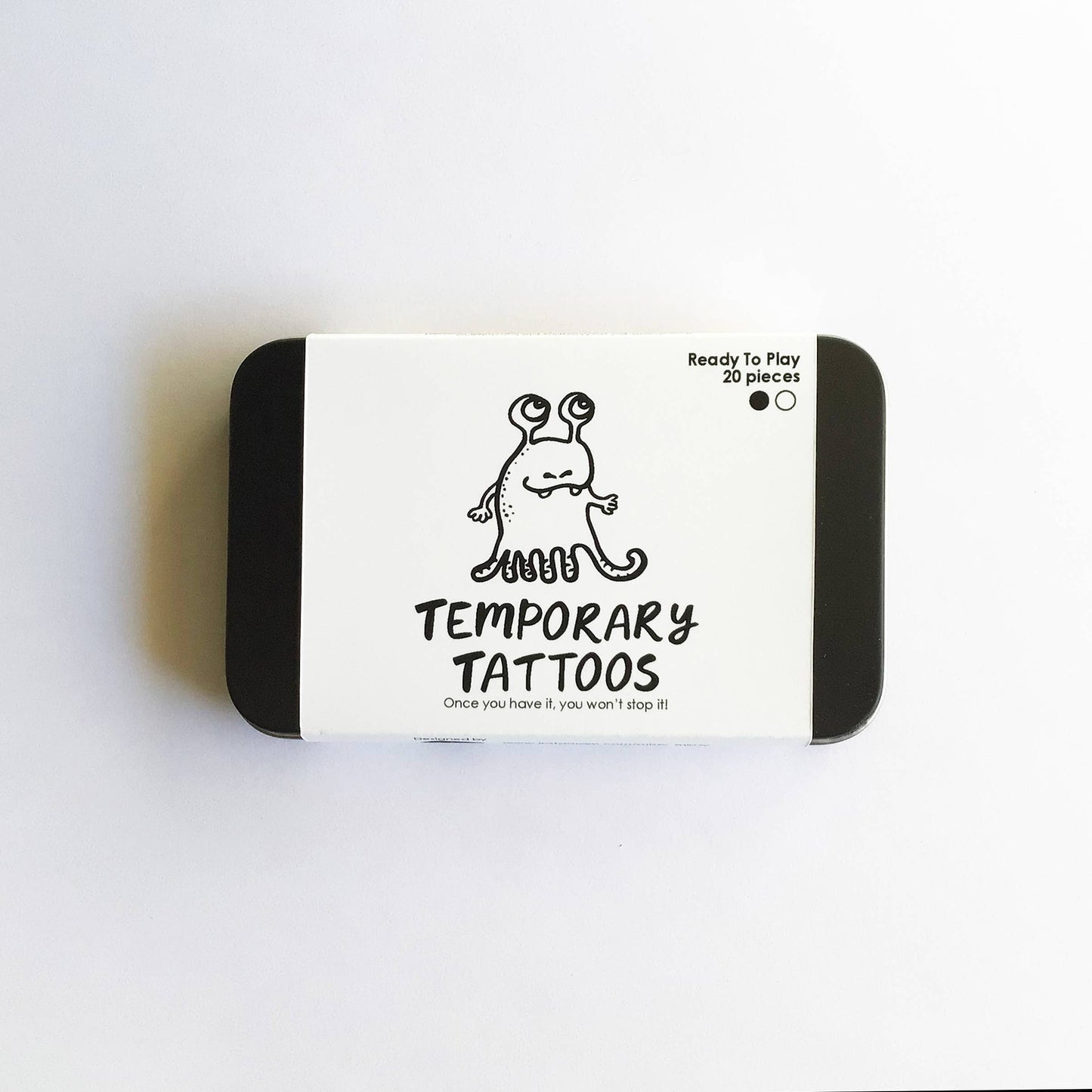Monsters | Pre-cut Temp Tattoos in Alum. Tin