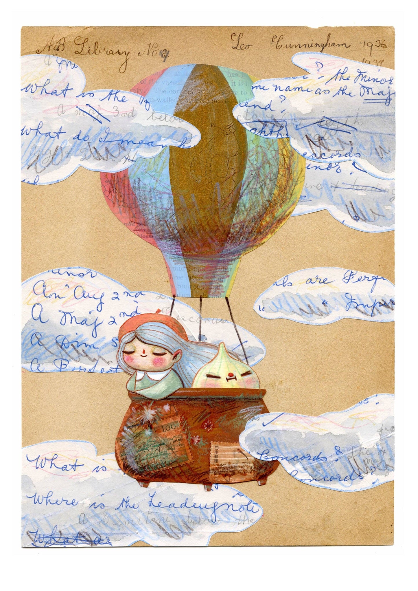 The Cloud Nine Copper Pot - A5 Print