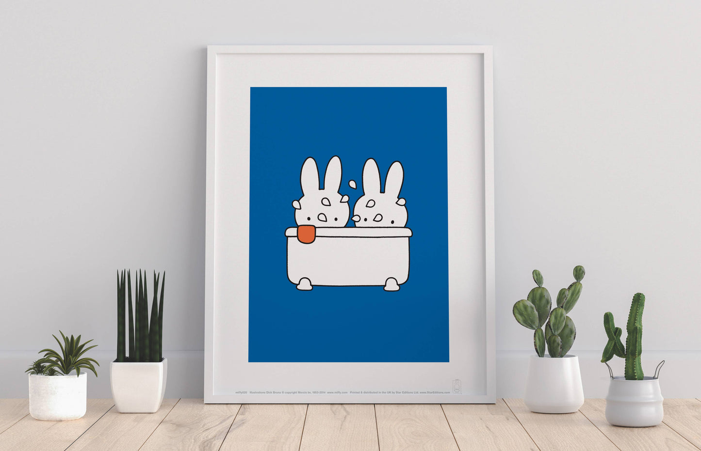 Miffy - In The Bath - 11X14” Premium Art Print