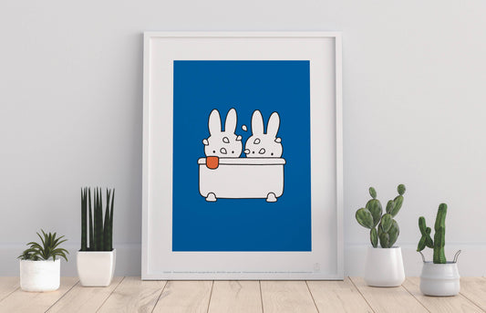Miffy - In The Bath - 11X14” Premium Art Print