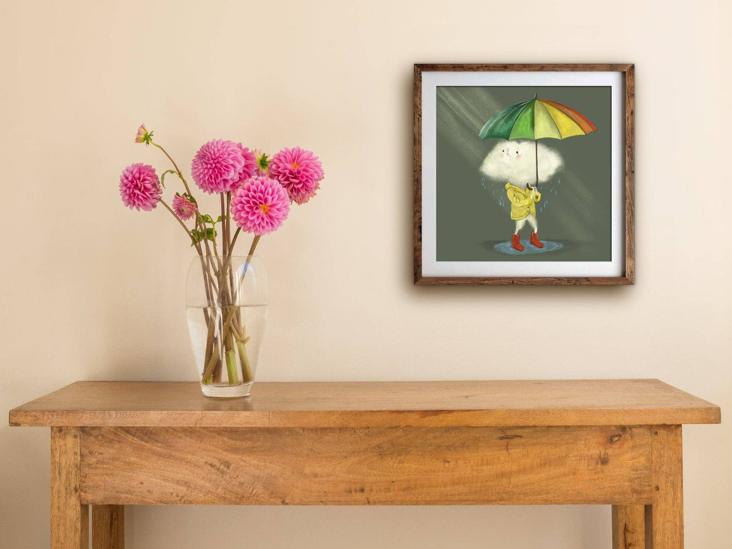 Art Print - Under the Weather: M - A4 (210mm square)