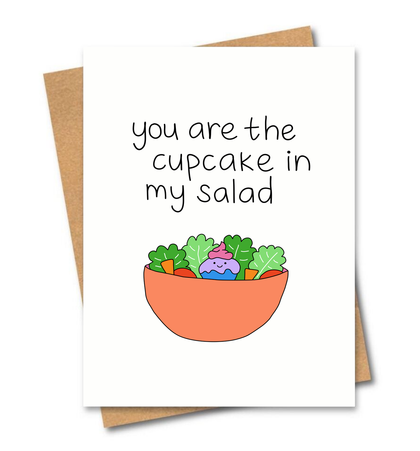 Cupcake Salad Card