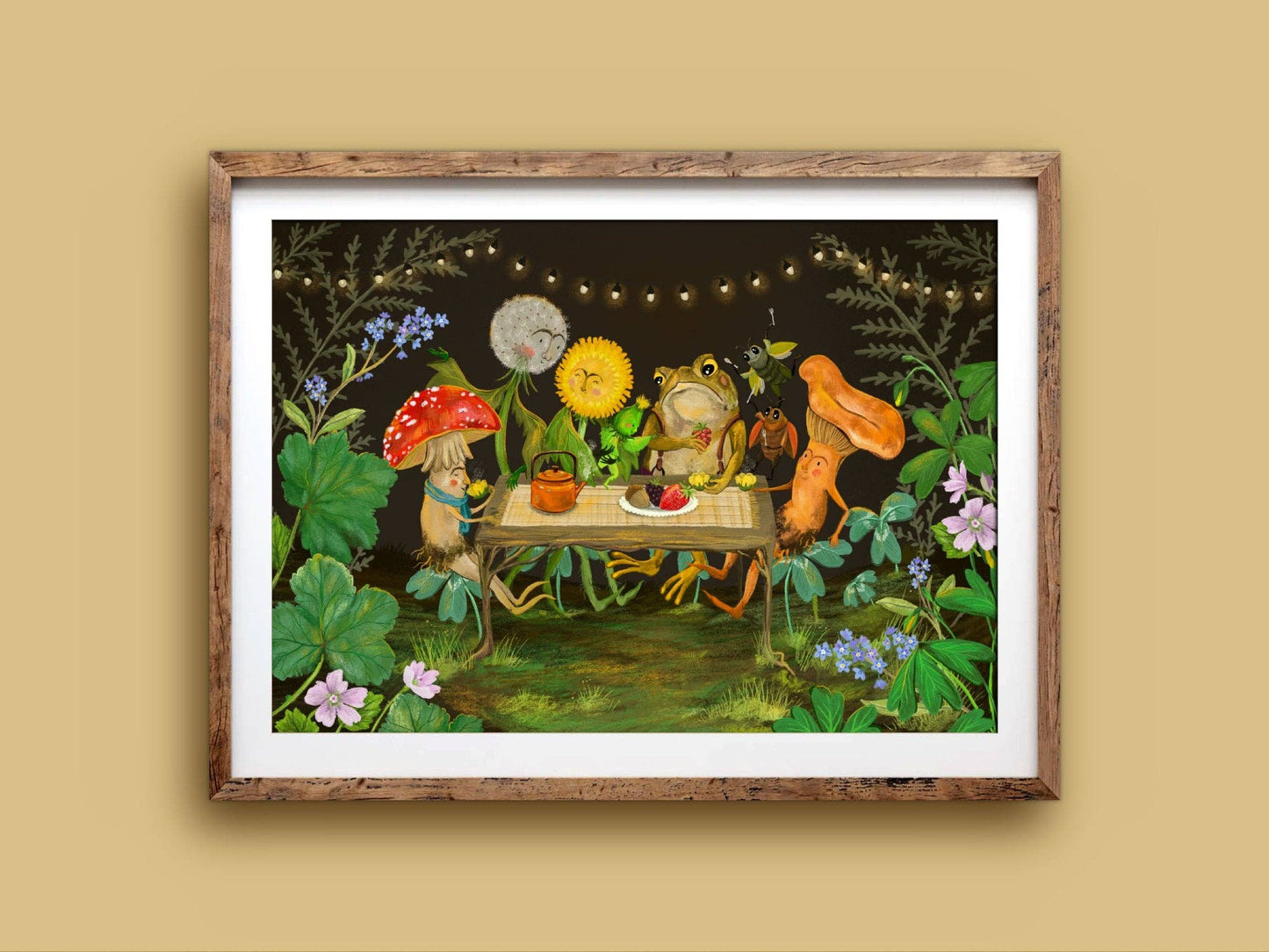 Art Print - Garden Party: L - A3 (420mm x 297mm))