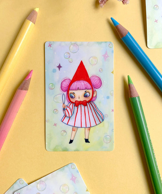 Soap Bubblegum - Travel Card Vinyl Sticker