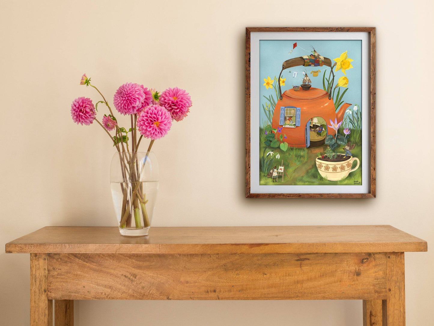 Art Print - Teapot Cottage: L - A3 (297mm x 420mm)