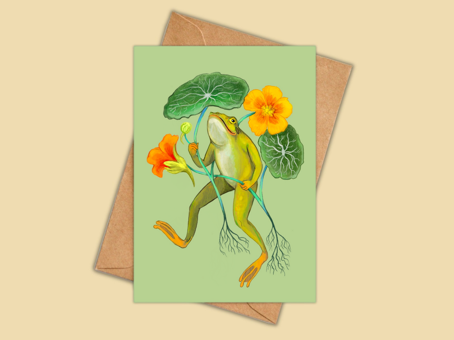 Greeting Card - Happy Frog