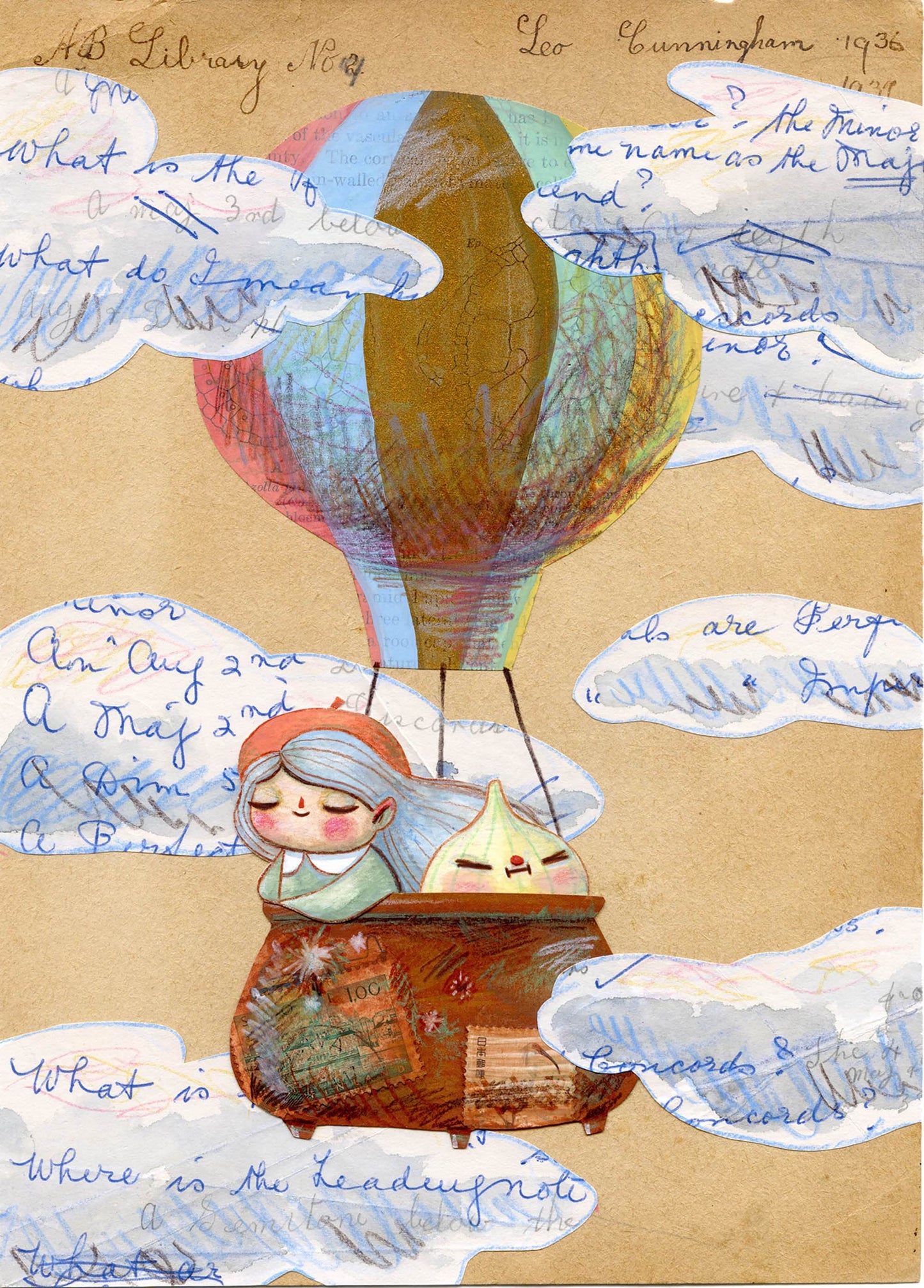 The Cloud Nine Copper Pot - A5 Print