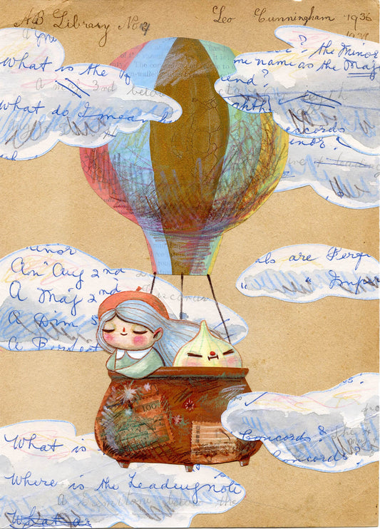 The Cloud Nine Copper Pot - A5 Print