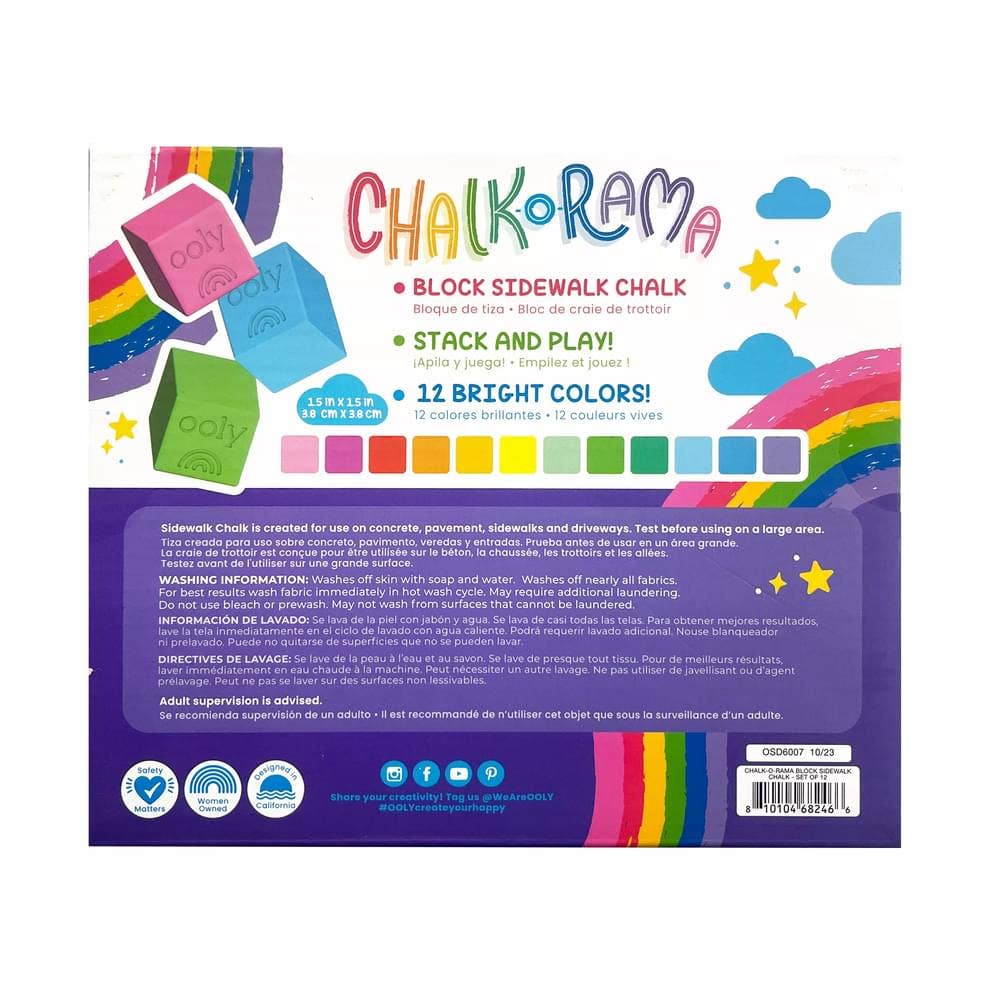 Chalk-O-Rama Sidewalk Chalk-Colour the World in Play!