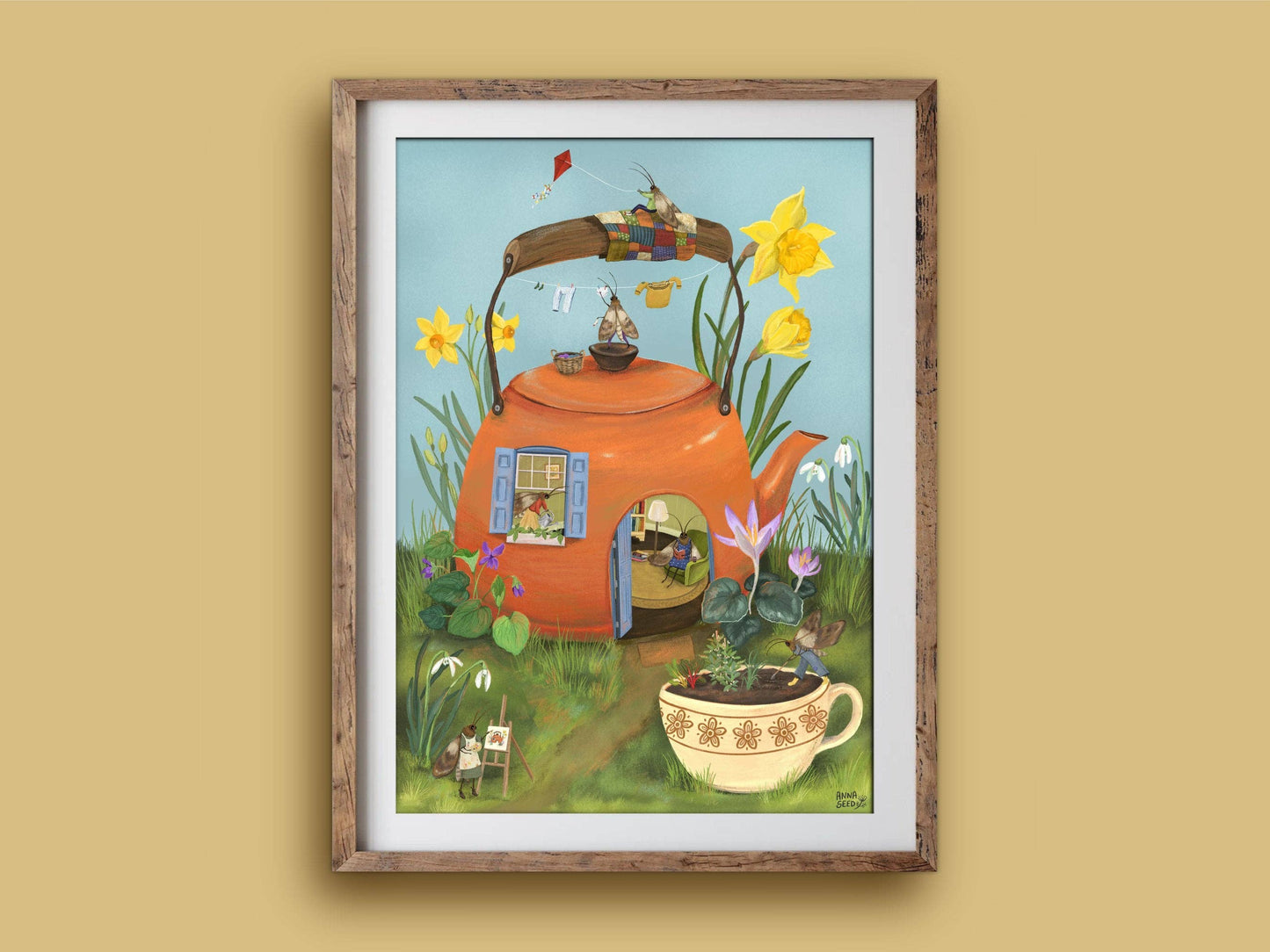 Art Print - Teapot Cottage: L - A3 (297mm x 420mm)
