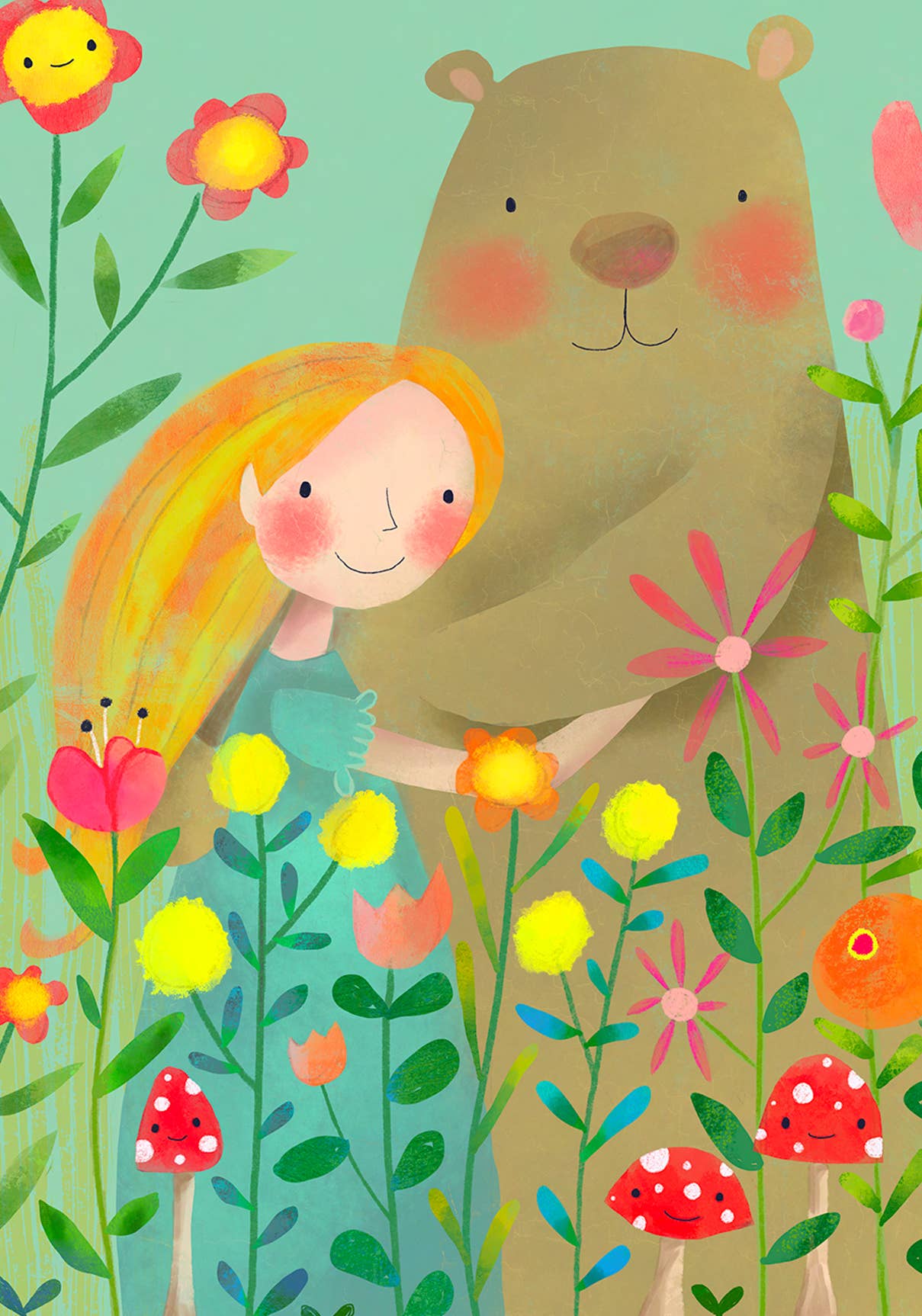 Bear Hugs POSTCARD