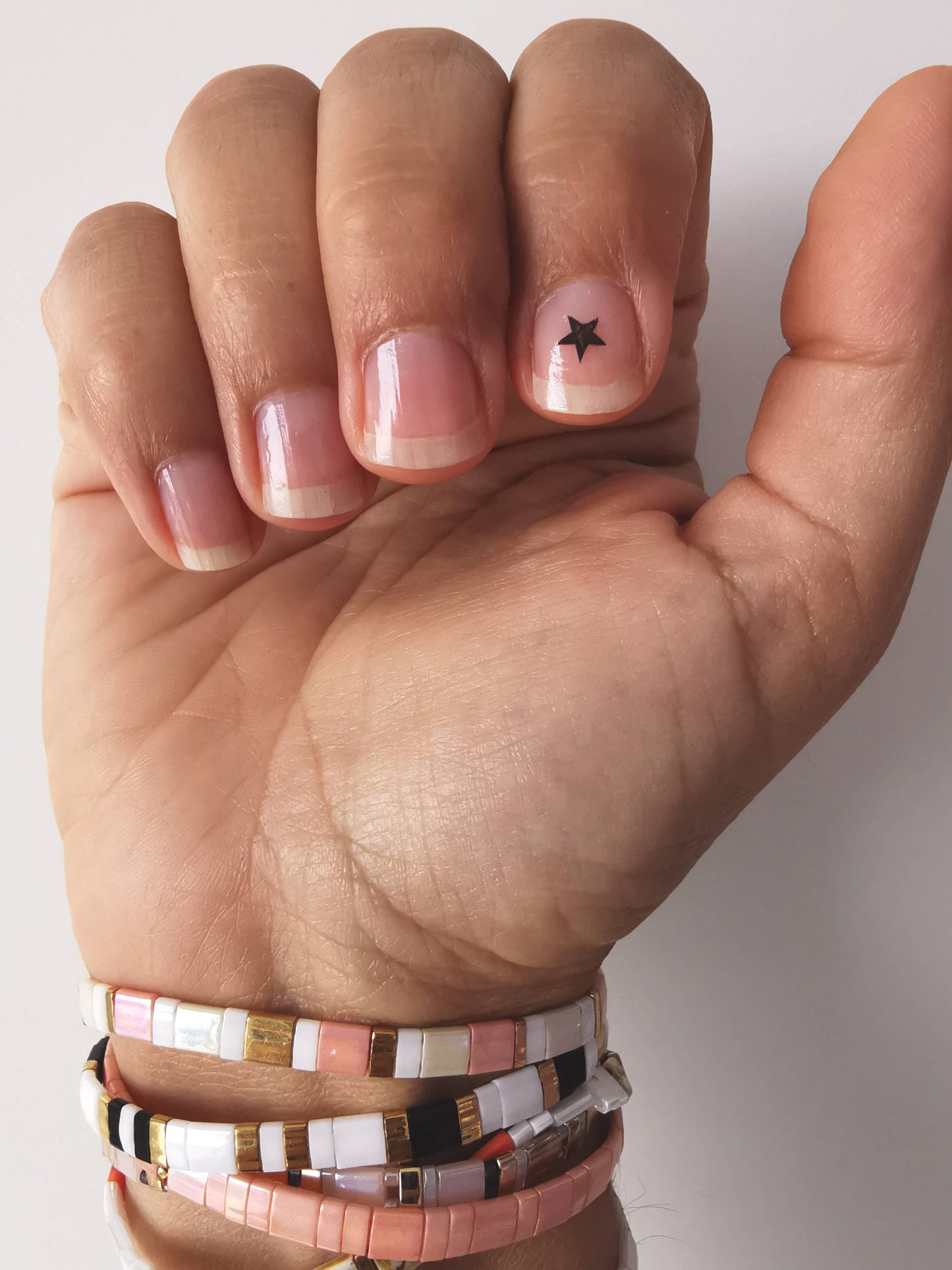 Moon, star and diamond nail stickers