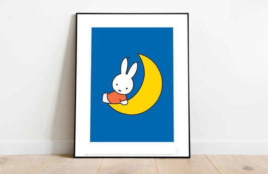 Miffy - With Moon - 11X14” Premium Art Print
