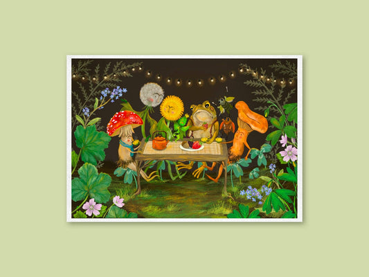 Art Print - Garden Party: L - A3 (420mm x 297mm))