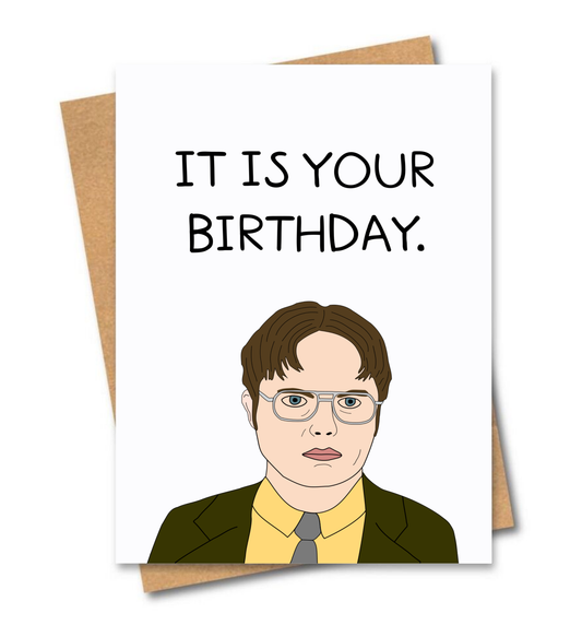 Dwight Schrute Birthday Card