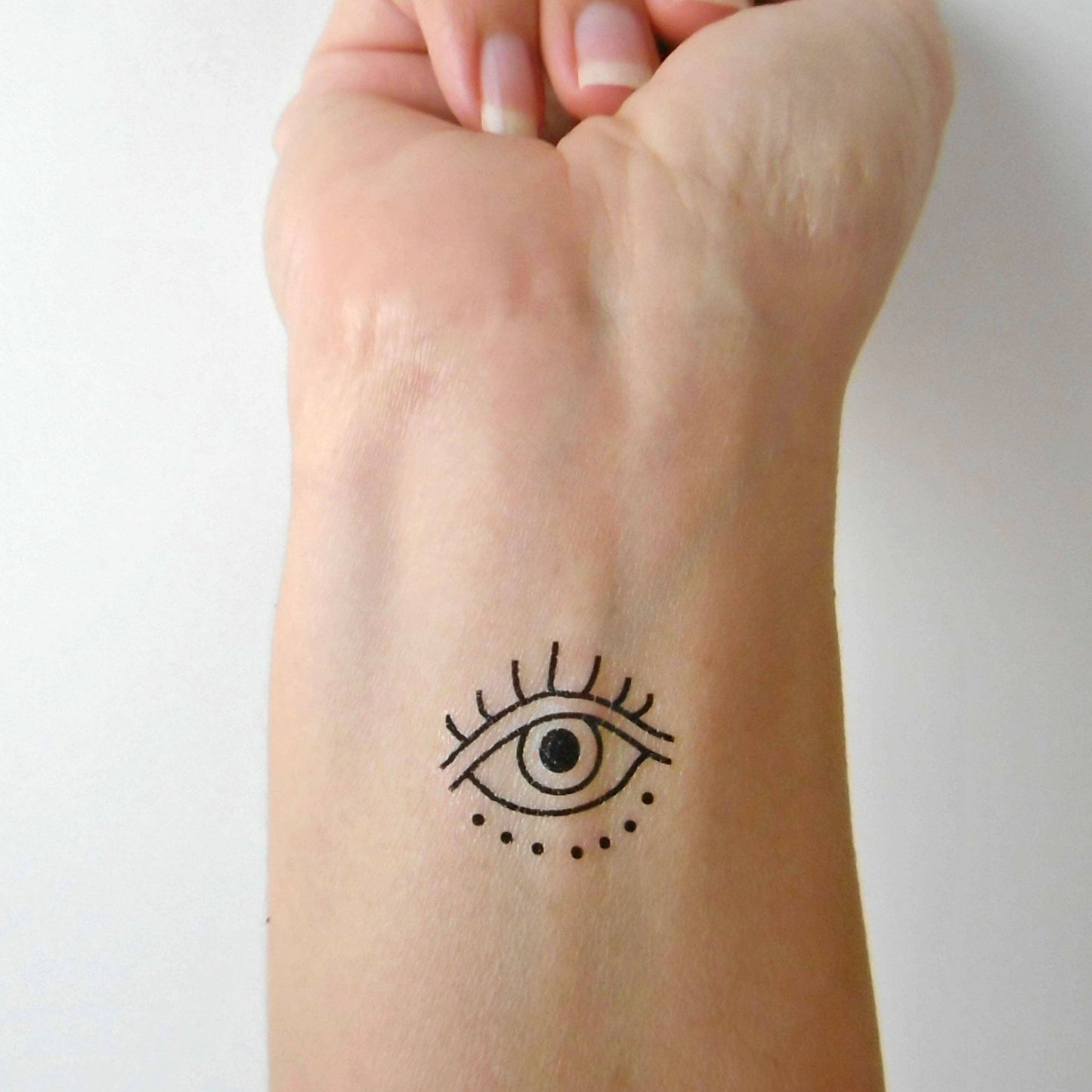 Temporary third eye tattoo (set of 4)
