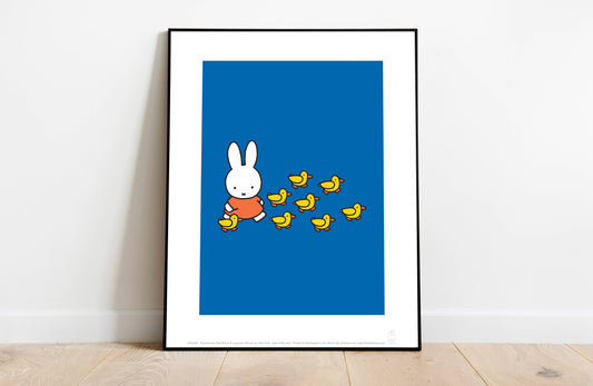 Miffy - Walking With Ducks - 11X14” Premium Art Print
