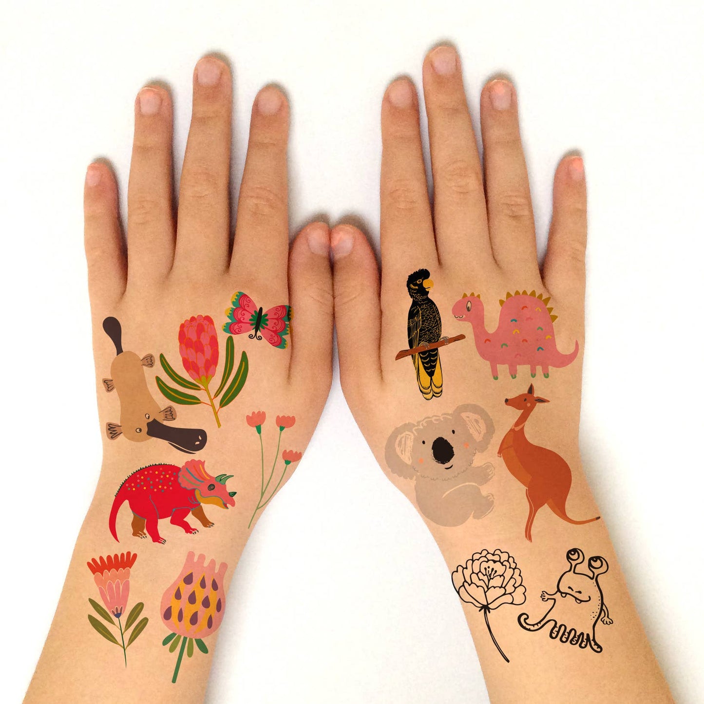 Monsters | Pre-cut Temp Tattoos in Alum. Tin