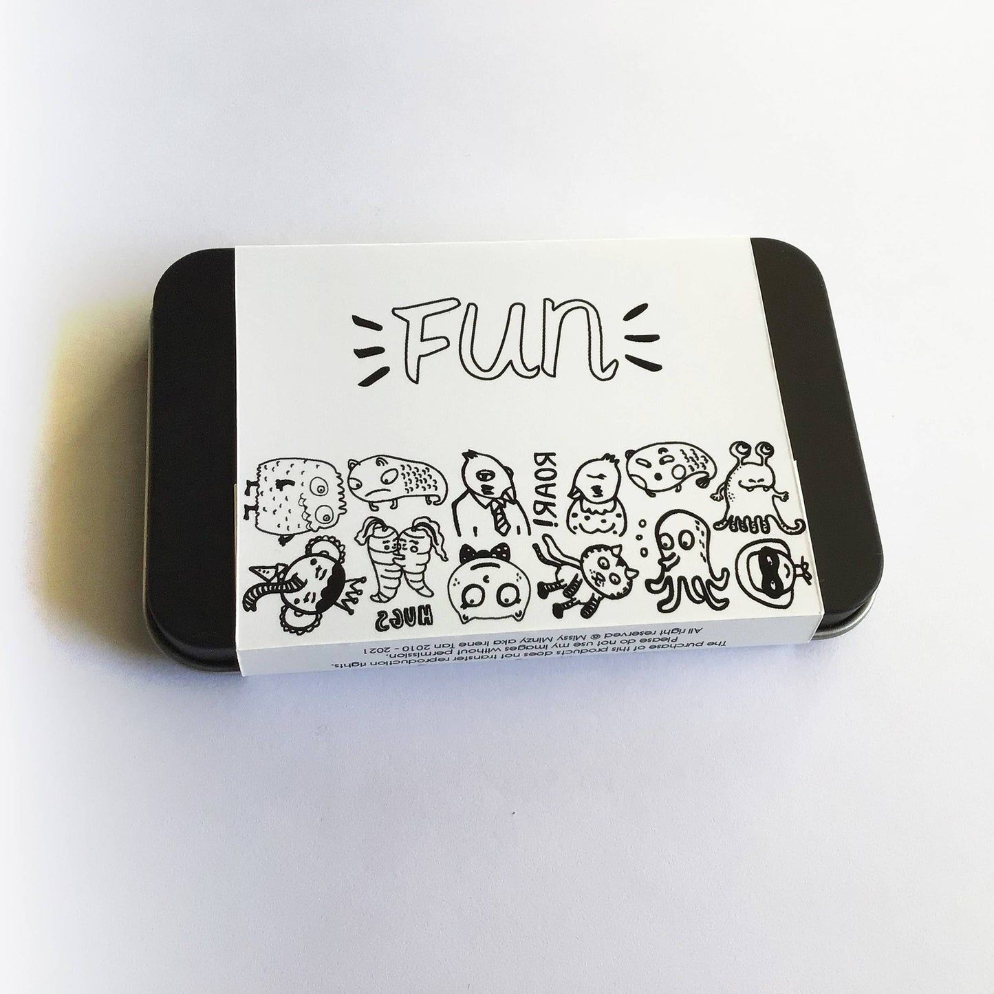 Monsters | Pre-cut Temp Tattoos in Alum. Tin